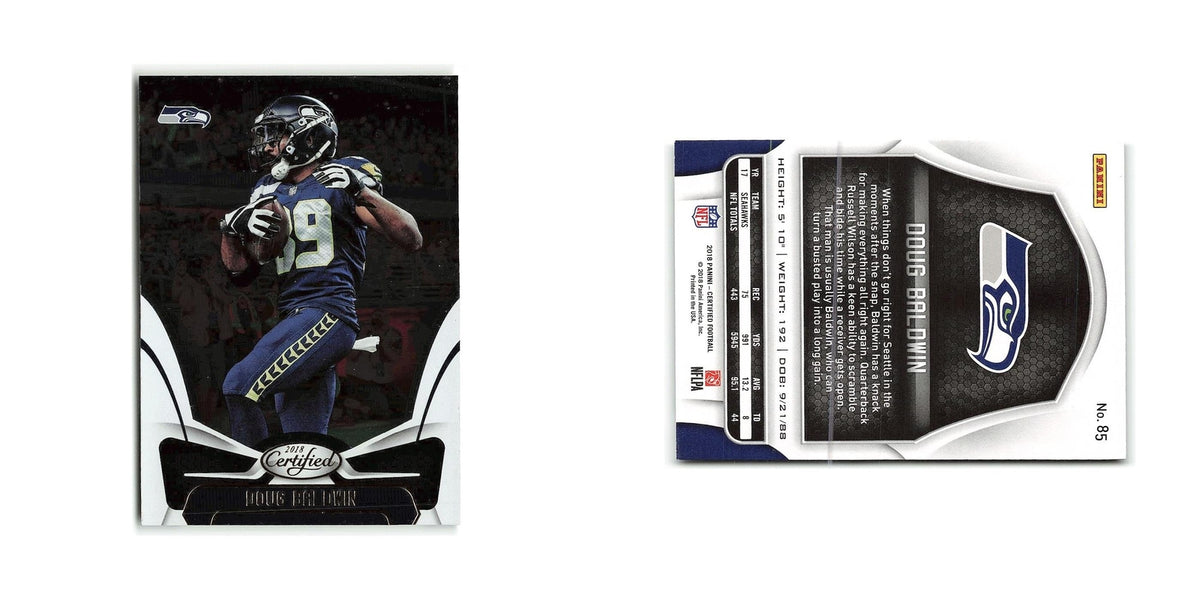 Doug Baldwin 2018 Panini Certified #85 Seattle Seahawks Football Card NM