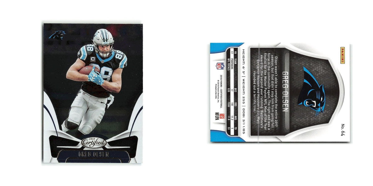Greg Olsen 2018 Panini Certified #64 Carolina Panthers Football Card NM