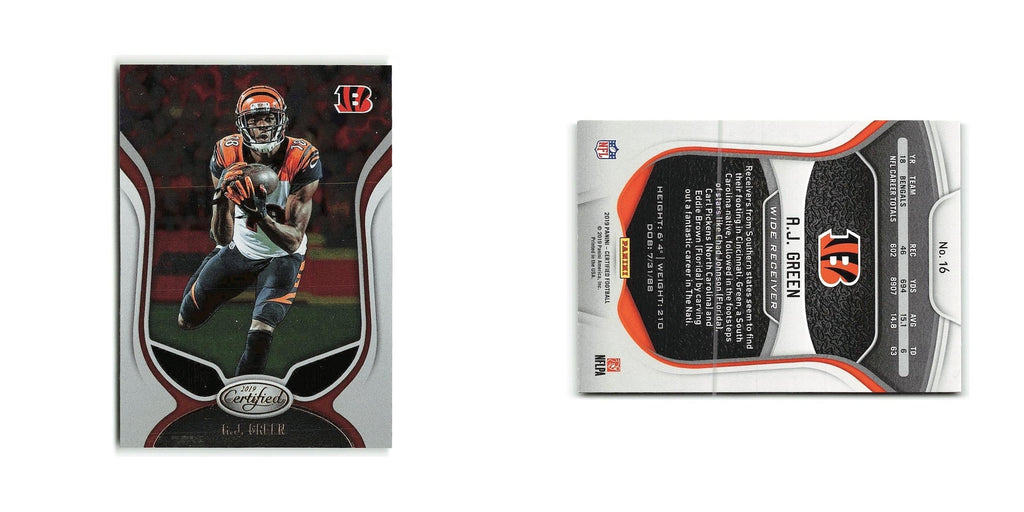 A.J. Green 2019 Panini Certified #16 Cincinnati Bengals Football Card NM