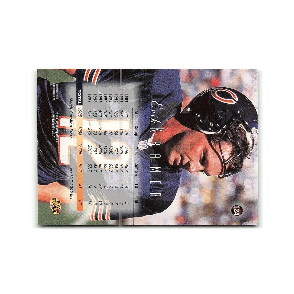 Erik Kramer 1998 Playoff Prestige #124 Chicago Bears Football Card NM
