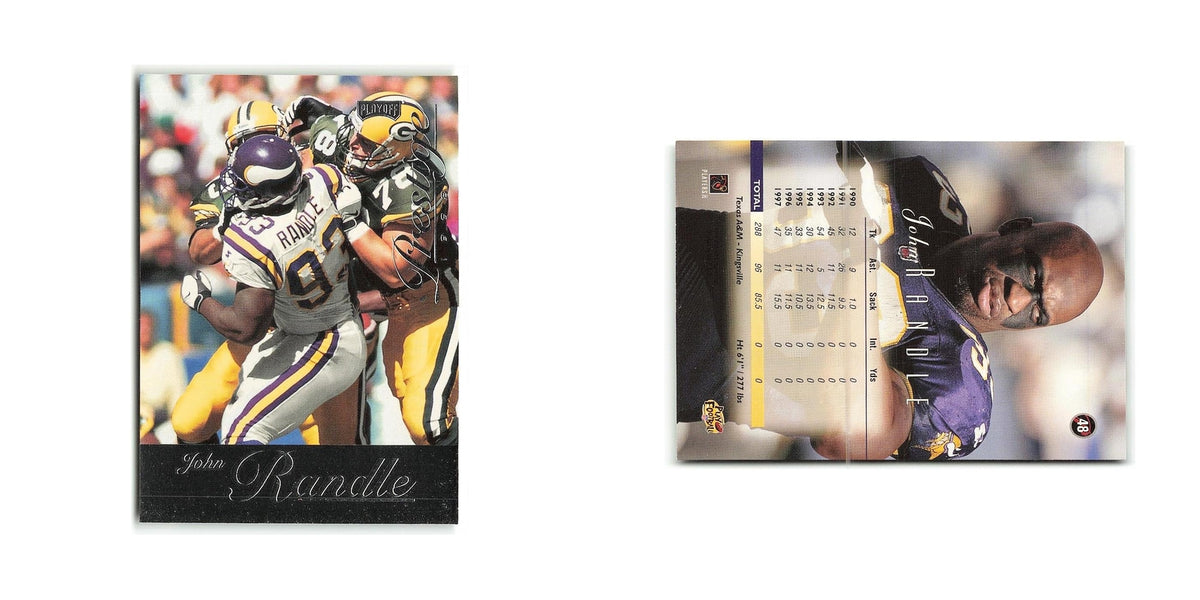 John Randle 1998 Playoff Prestige #48 Minnesota Vikings Football Card NM