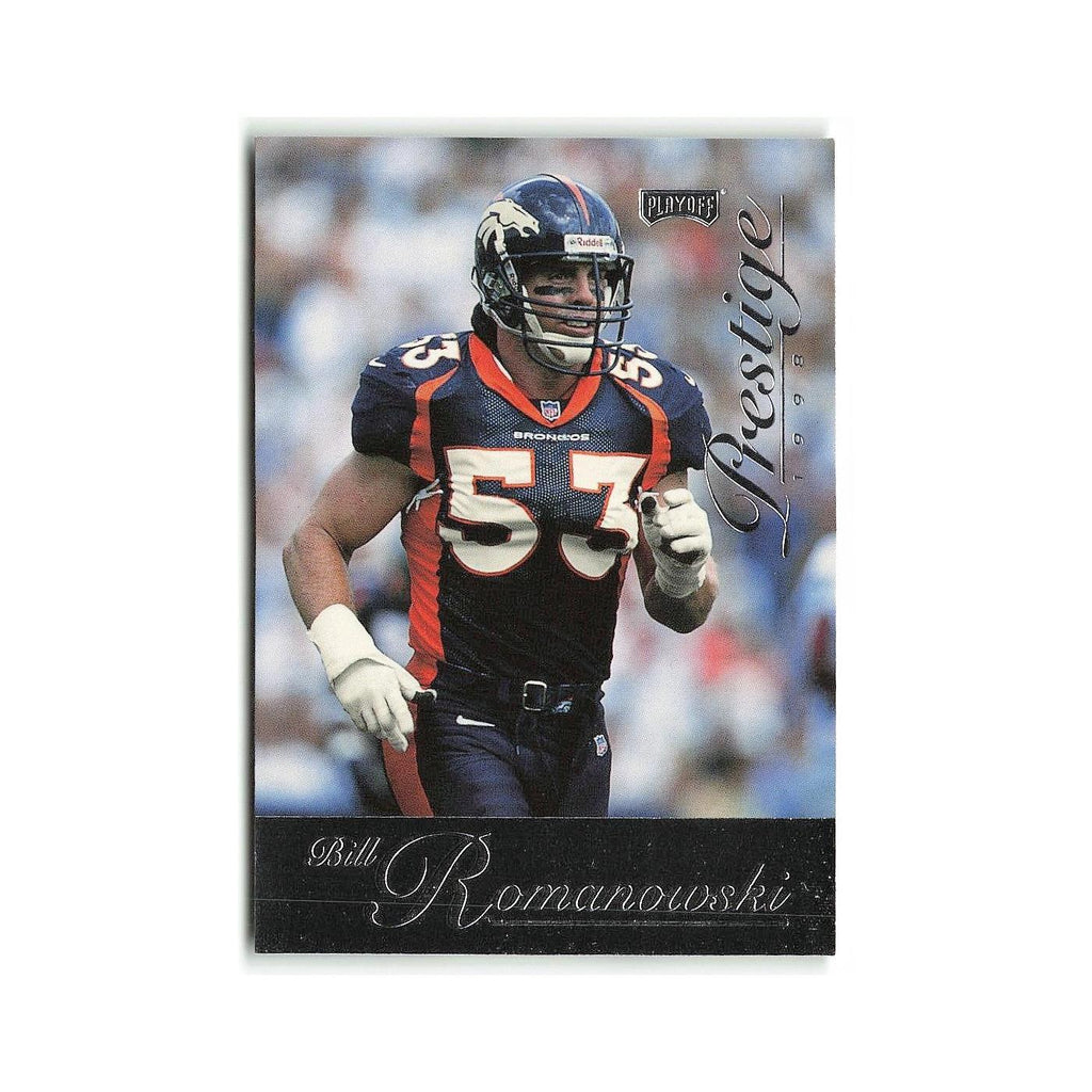 Bill Romanowski 1998 Playoff Prestige #4 Denver Broncos Football Card NM