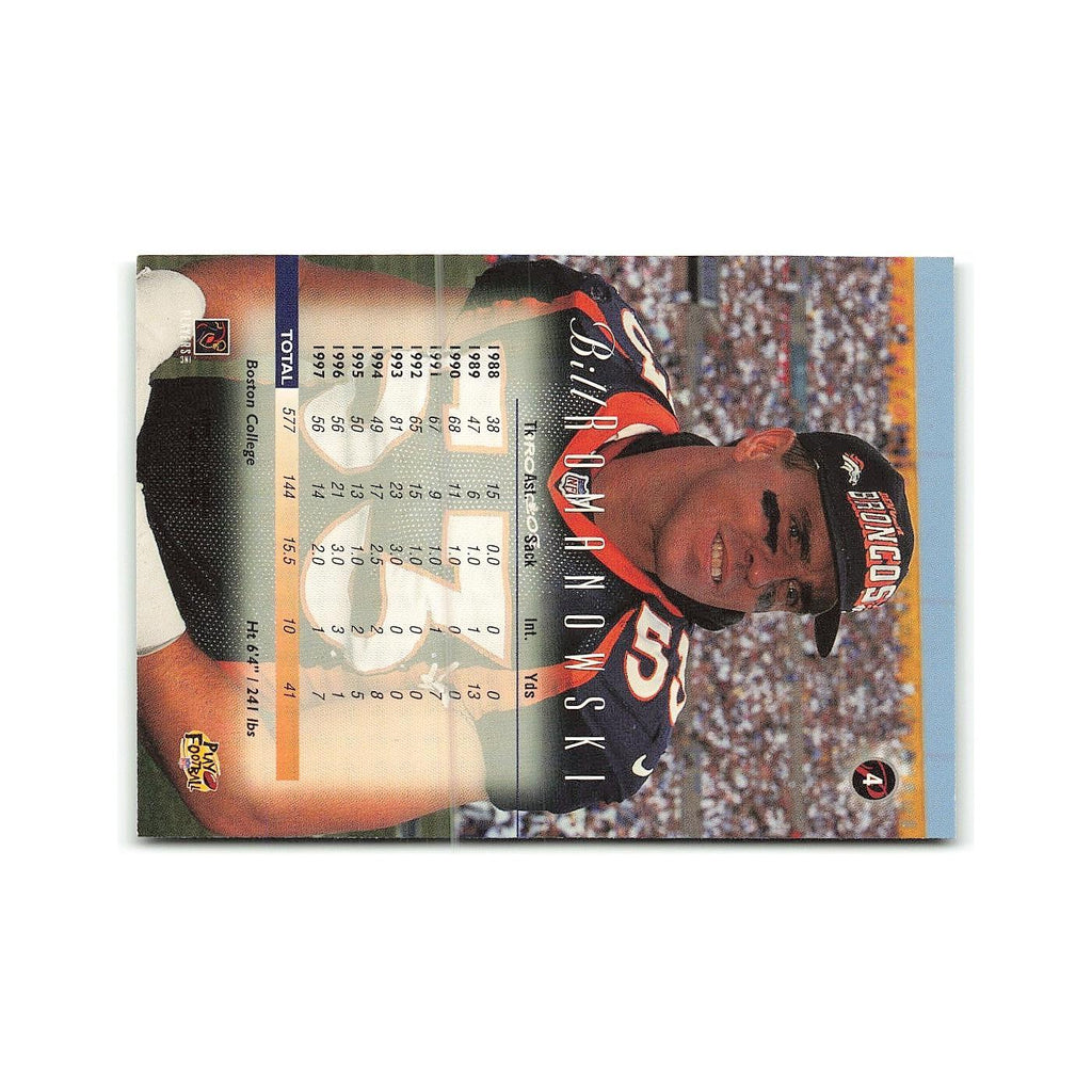 Bill Romanowski 1998 Playoff Prestige #4 Denver Broncos Football Card NM