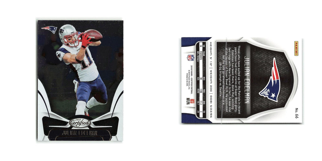 Julian Edelman 2018 Panini Certified #66 New England Patriots Football Card NM