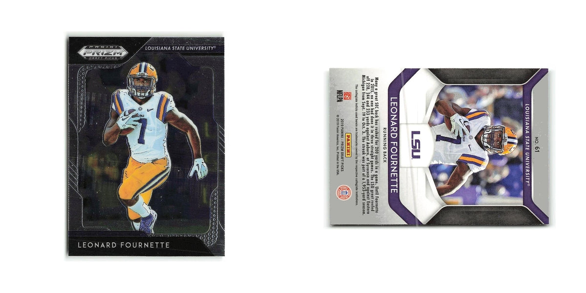 Leonard Fournette 2019 Panini Prizm Collegiate Draft Picks #61 LSU Tigers NM