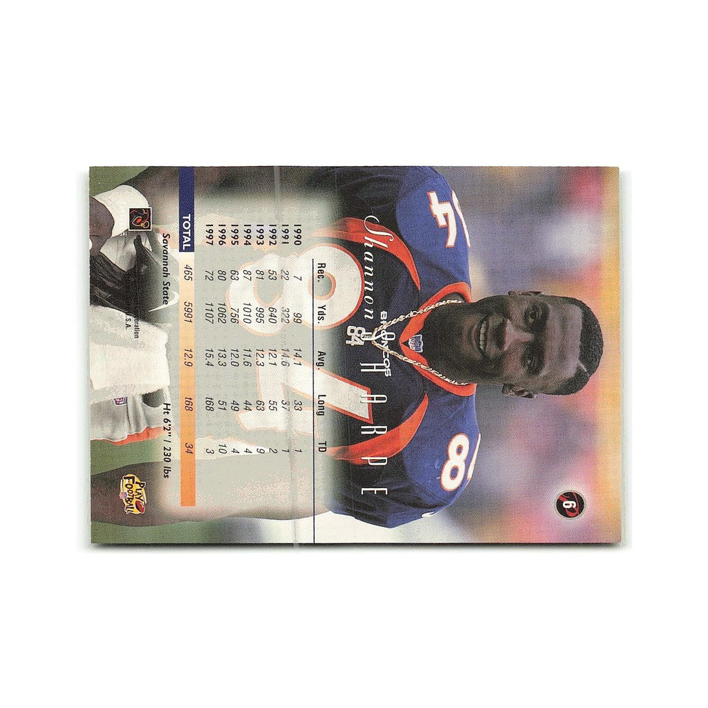 Shannon Sharpe 1998 Playoff Prestige #6 Denver Broncos Football Card NM