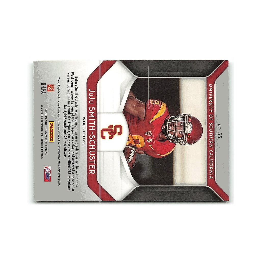JuJu Smith-Schuster 2019 Panini Prizm Collegiate Draft Picks #55 USC Trojans NM