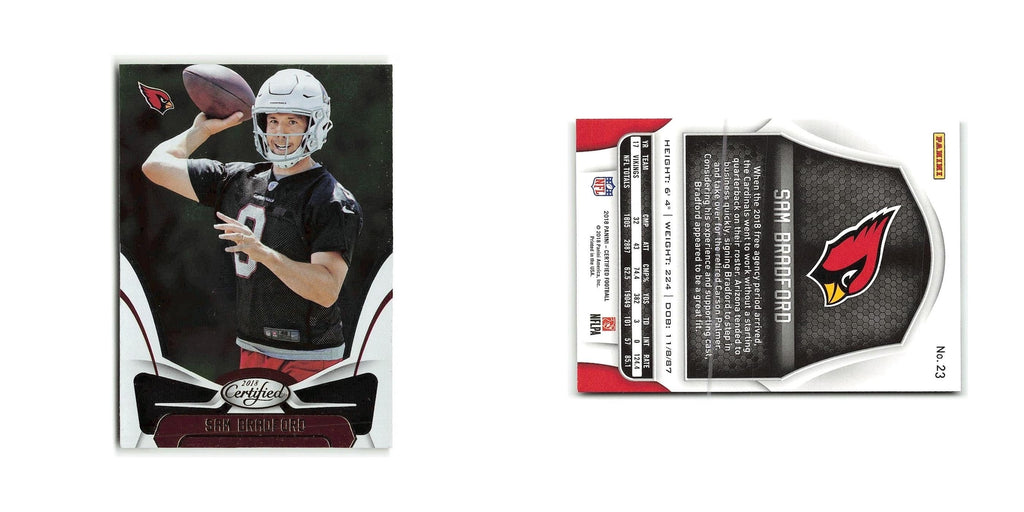 Sam Bradford 2018 Panini Certified #23 Arizona Cardinals Football Card NM