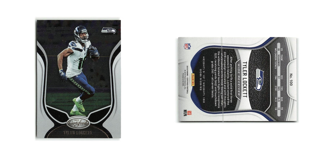 Tyler Lockett 2019 Panini Certified #100 Seattle Seahawks Football Card NM