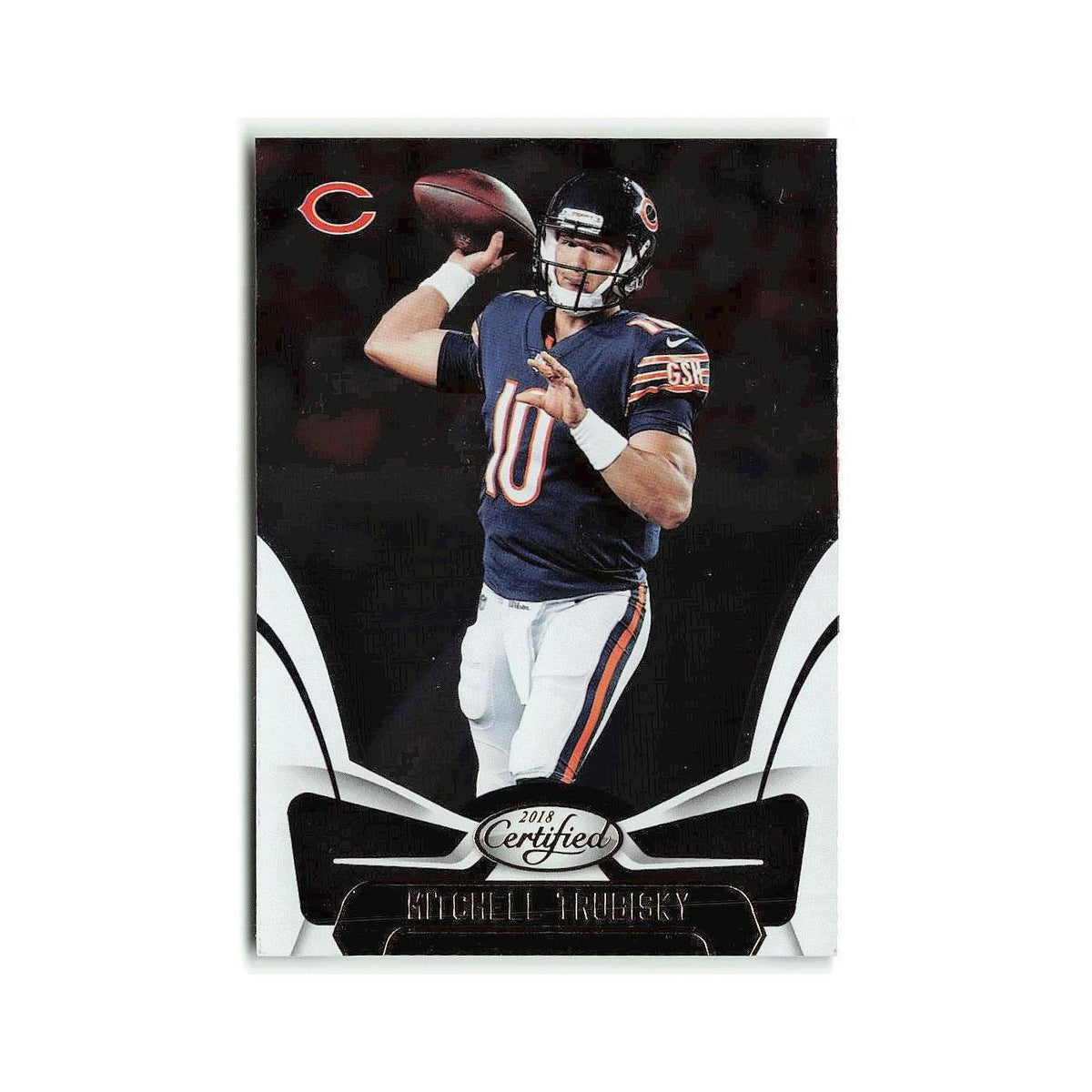 Mitchell Trubisky 2018 Panini Certified #4 Chicago Bears Football Card NM
