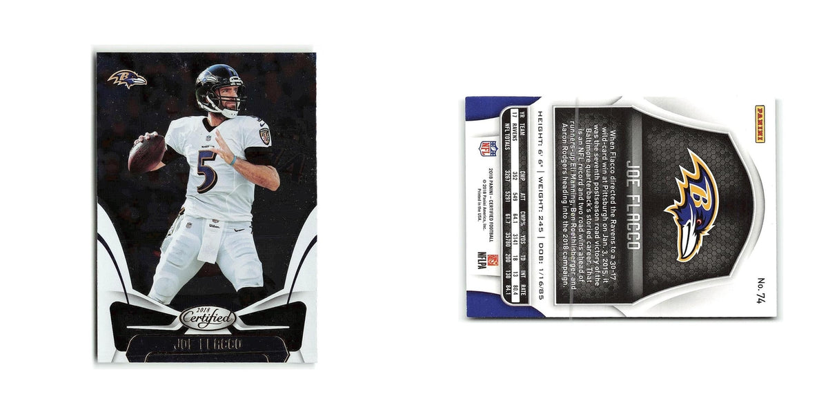Joe Flacco 2018 Panini Certified #74 Baltimore Ravens Football Card NM