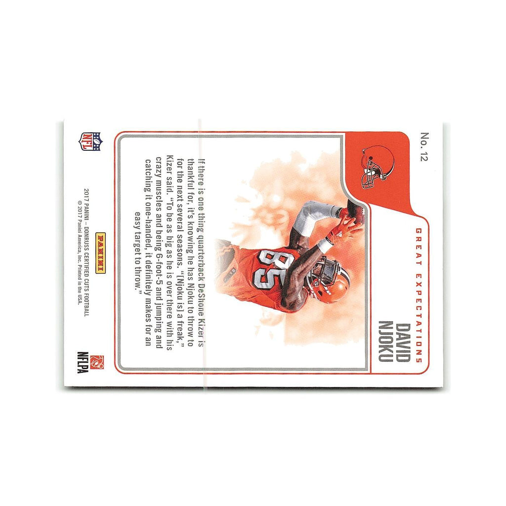 David Njoku 2017 Panini  Certified Cuts Great Expectations #12 Browns NM
