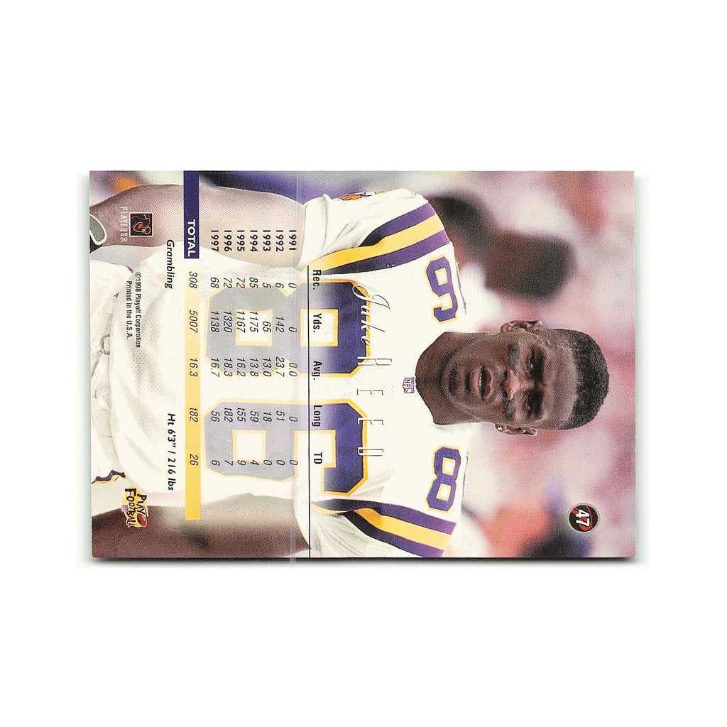 Jake Reed 1998 Playoff Prestige #47 Minnesota Vikings Football Card NM