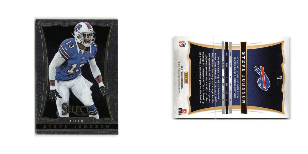 Steve Johnson 2013 Panini Select #11 Buffalo Bills Football Card NM