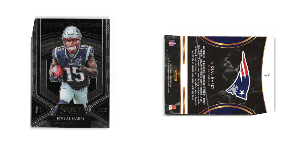 N'Keal Harry 2019 Panini Select #7 New England Patriots Football Card NM