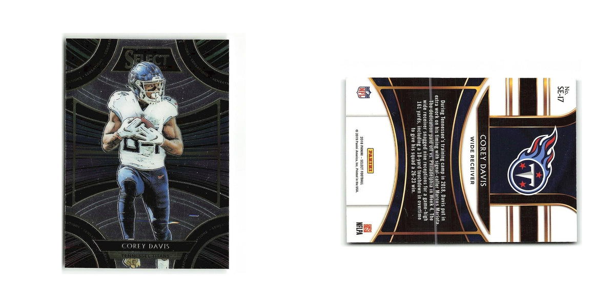 Corey Davis 2018 Panini Select #SE-17 Tennessee Titans Football Card NM