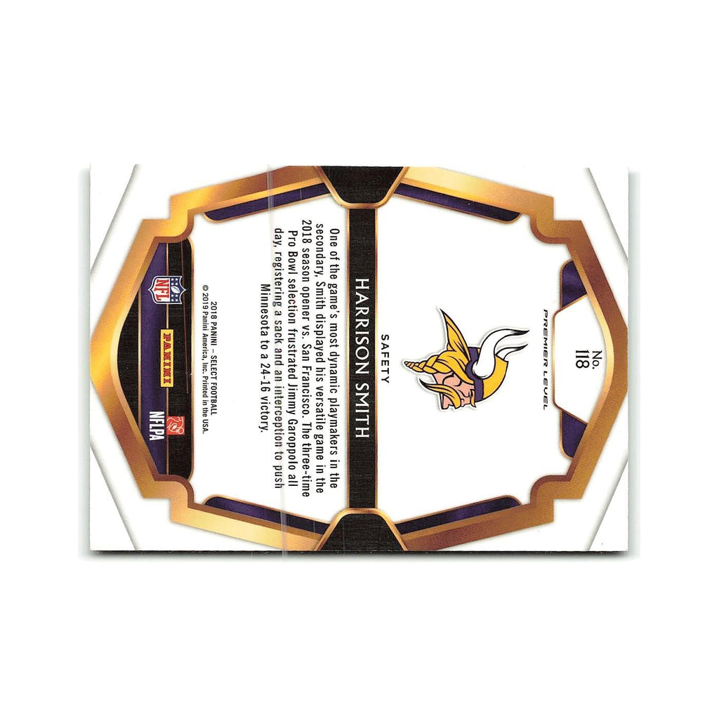 Harrison Smith 2018 Panini Select #118 Minnesota Vikings Football Card NM