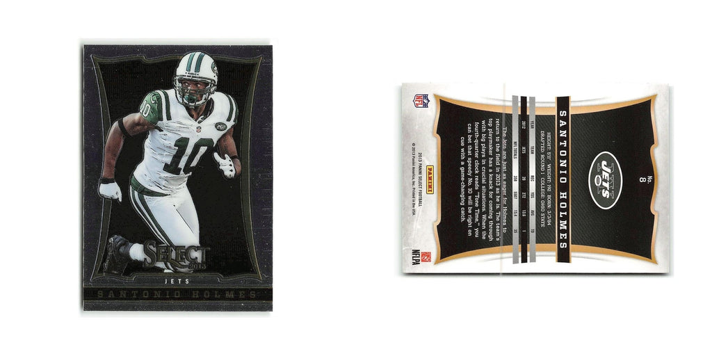 Santonio Holmes 2013 Panini Select #8 New York Jets Football Card NM