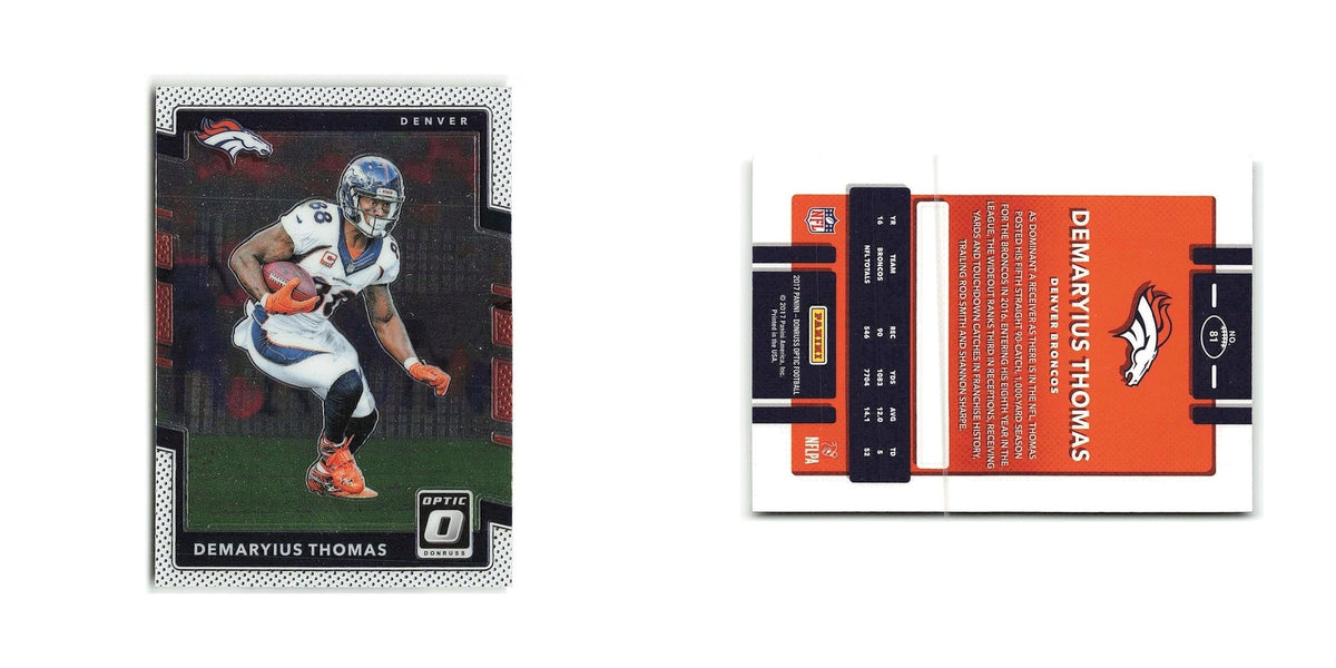 Demaryius Thomas 2017 Donruss Optic #81 Denver Broncos Football Card NM