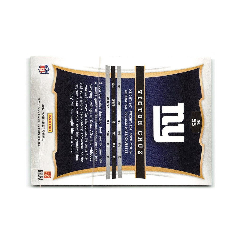 Victor Cruz 2013 Panini Select #55 New York Giants Football Card NM