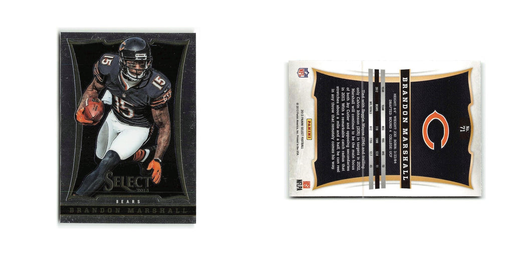 Brandon Marshall 2013 Panini Select #71 Chicago Bears Football Card NM
