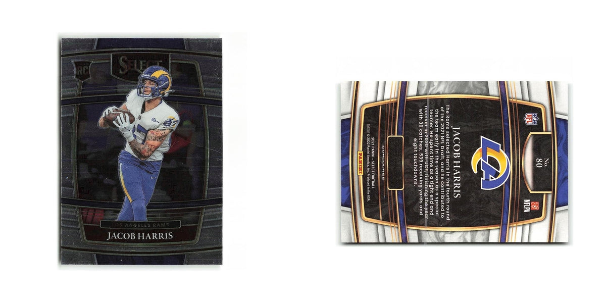 Jacob Harris Rookie 2021 Panini Select #80 Los Angeles Rams Football Card NM