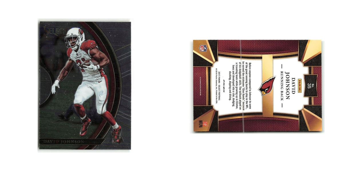 David Johnson 2017 Panini Select #35 Arizona Cardinals Football Card NM