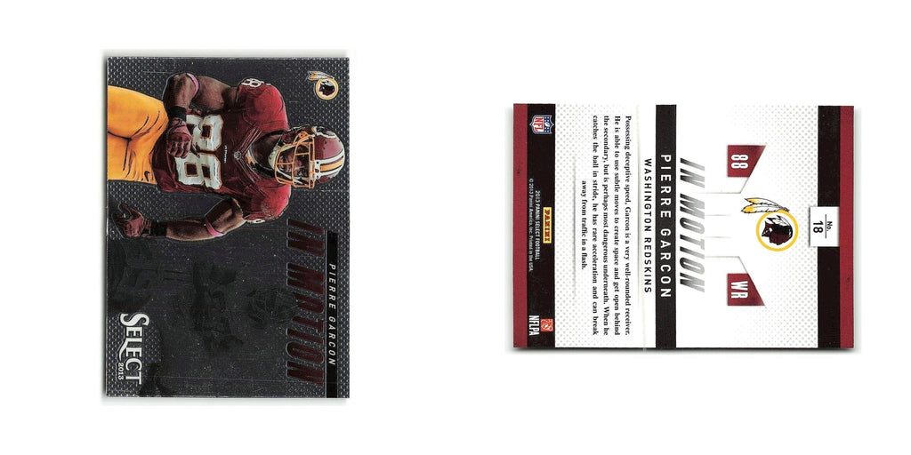 Pierre Garcon 2012 Panini Select #18 Washington Redskins Football Card NM