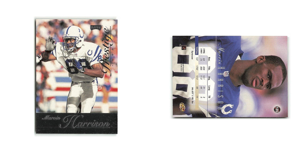 Marvin Harrison 1998 Playoff Prestige #105 Indianapolis Colts Football Card NM