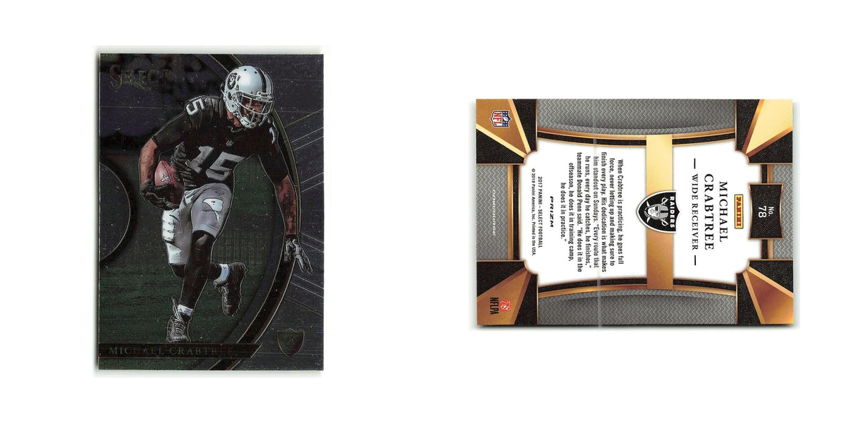 Michael Crabtree 2017 Panini Select #78 Baltimore Ravens Football Card NM