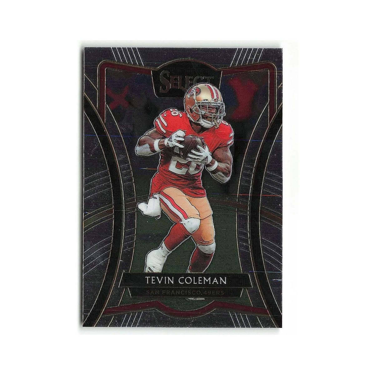 Tevin Coleman 2019 Panini Select #140 San Francisco 49ers Football Card NM