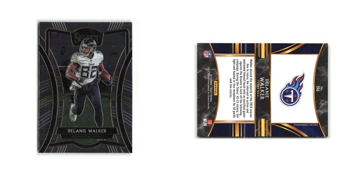 Delanie Walker 2019 Panini Select #196 Tennessee Titans Football Card NM