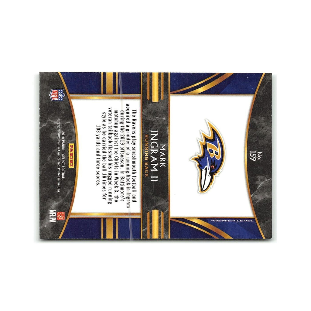 Mark Ingram II 2019 Panini Select #159 Baltimore Ravens Football Card NM