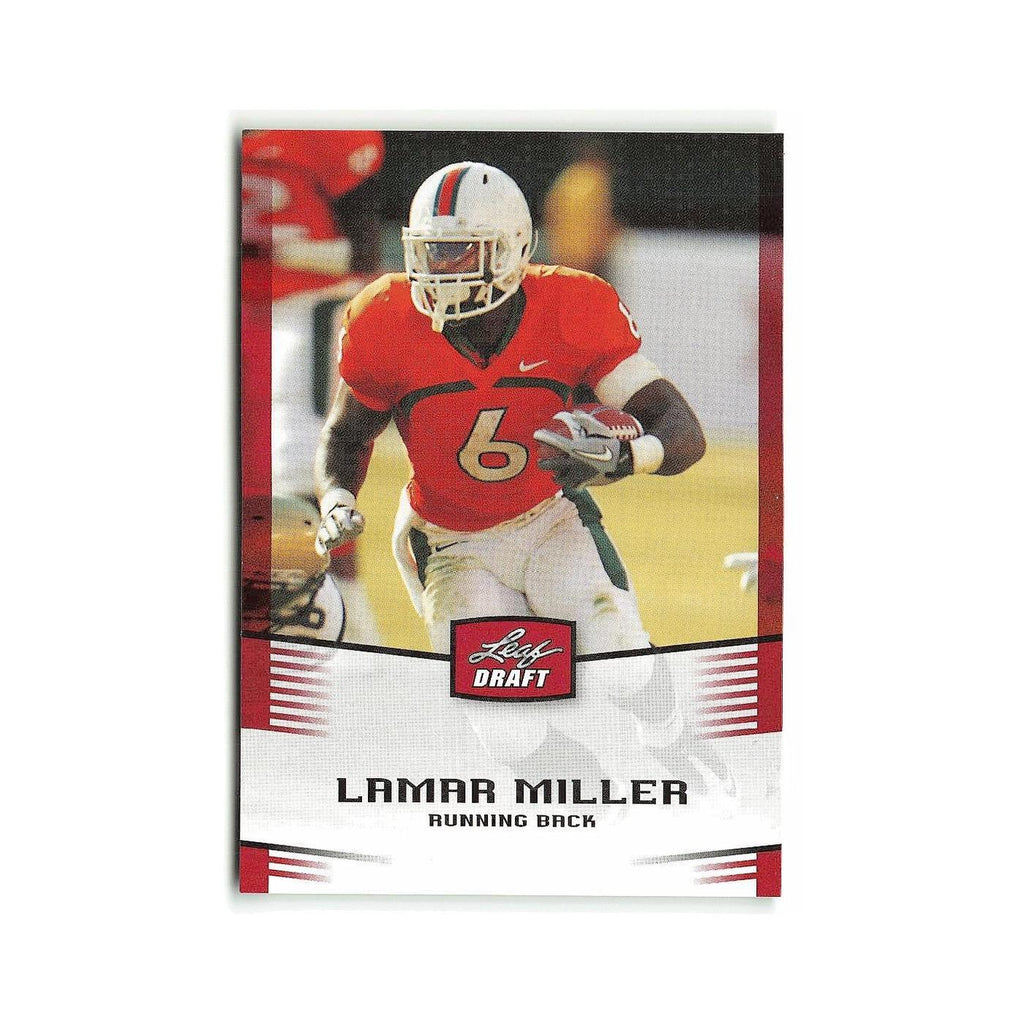 Lamar Miller 2012 Leaf Draft #28 Miami Hurricanes Football Card NM