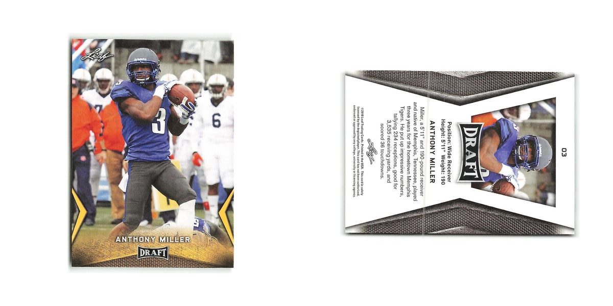 Anthony Miller 2018 Leaf Draft #03 Football Card NM