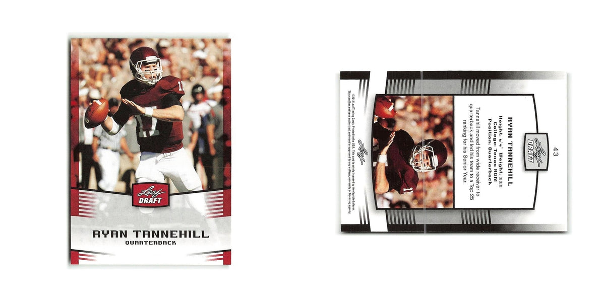 Ryan Tannehill 2012 Leaf Draft #43 Texas A&M Aggies Football Card NM