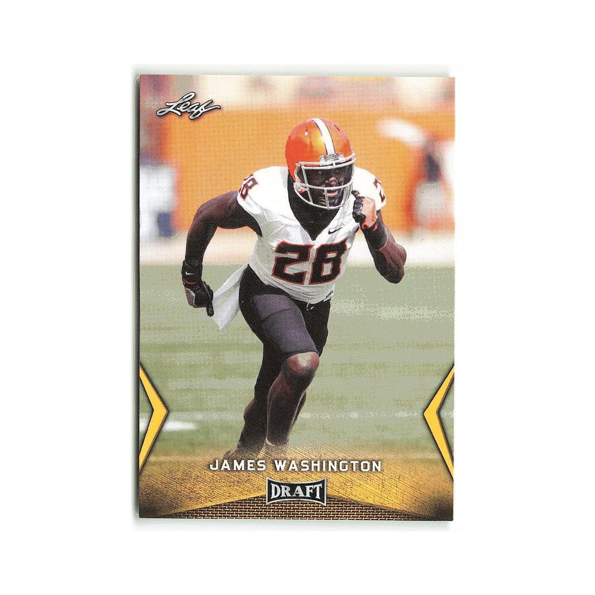James Washington 2018 Leaf Draft #27 Oklahoma State Cowboys Football Card NM