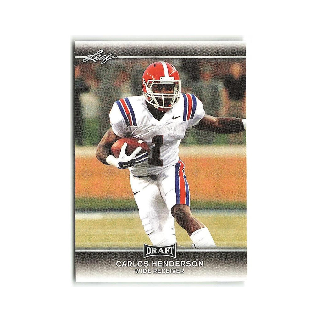 Carlos Henderson 2017 Leaf Draft #9 Louisiana Tech Bulldogs Football Card NM