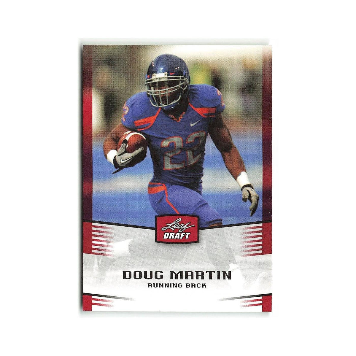 Doug Martin 2012 Leaf Draft #16 Boise State Broncos Football Card NM