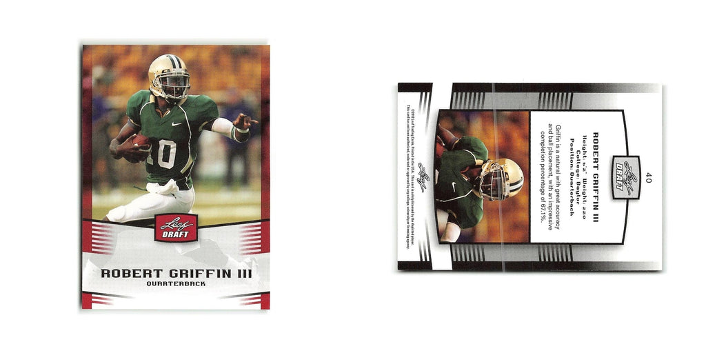 Robert Griffin 2012 Leaf Draft #40 Baylor Bears Football Card NM