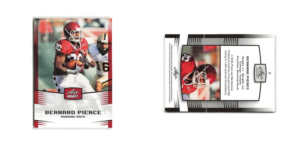 Bernard Pierce 2012 Leaf Draft #5 Temple Owls Football Card NM