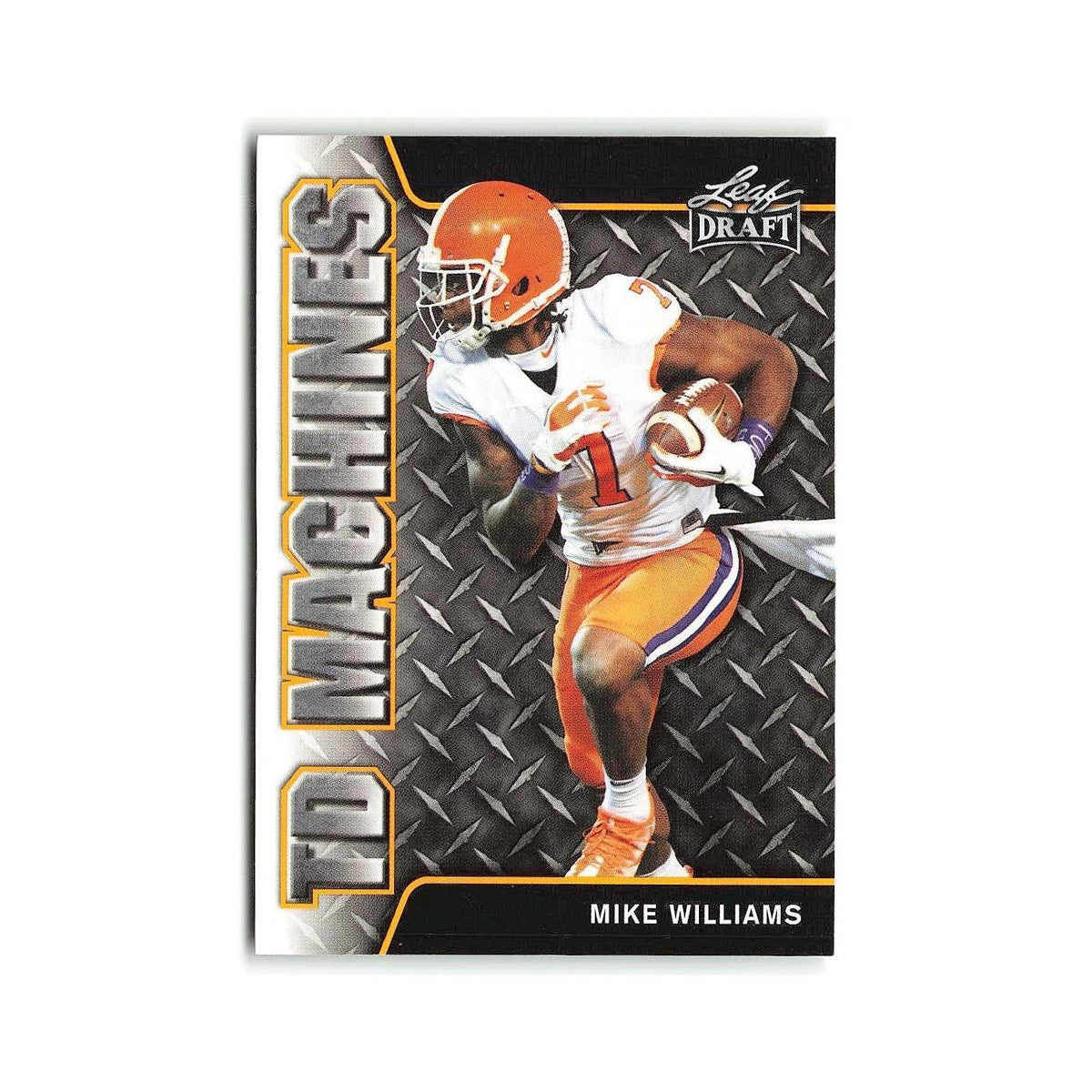 Mike Williams 2017 Leaf Draft TD Machines Gold #TD-12 Clemson Tigers NM