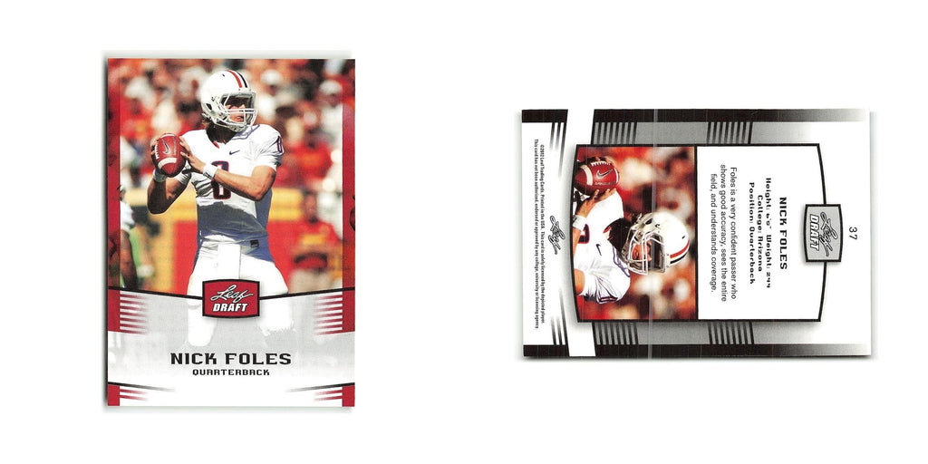 Nick Foles 2012 Leaf Draft #37 Arizona Wildcats Football Card NM