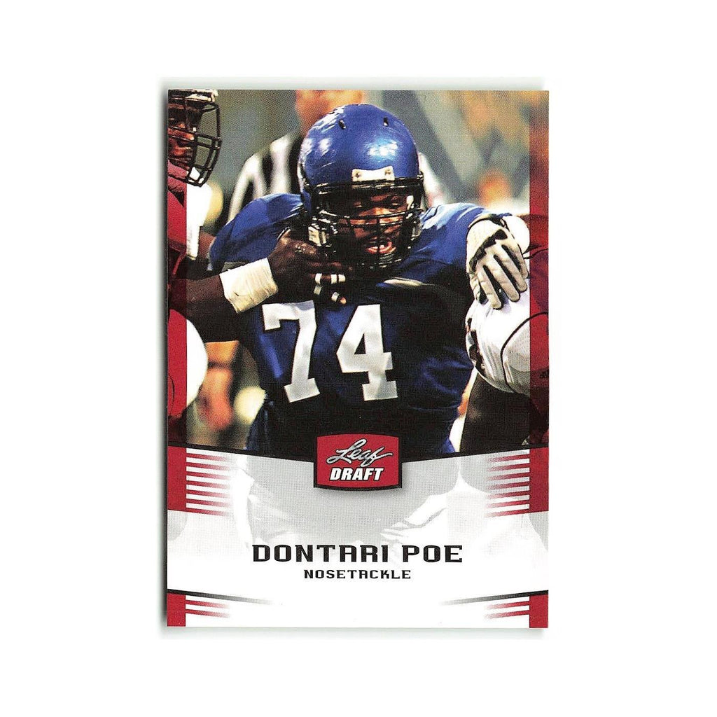 Dontari Poe 2012 Leaf Draft #15 Memphis Tigers Football Card NM
