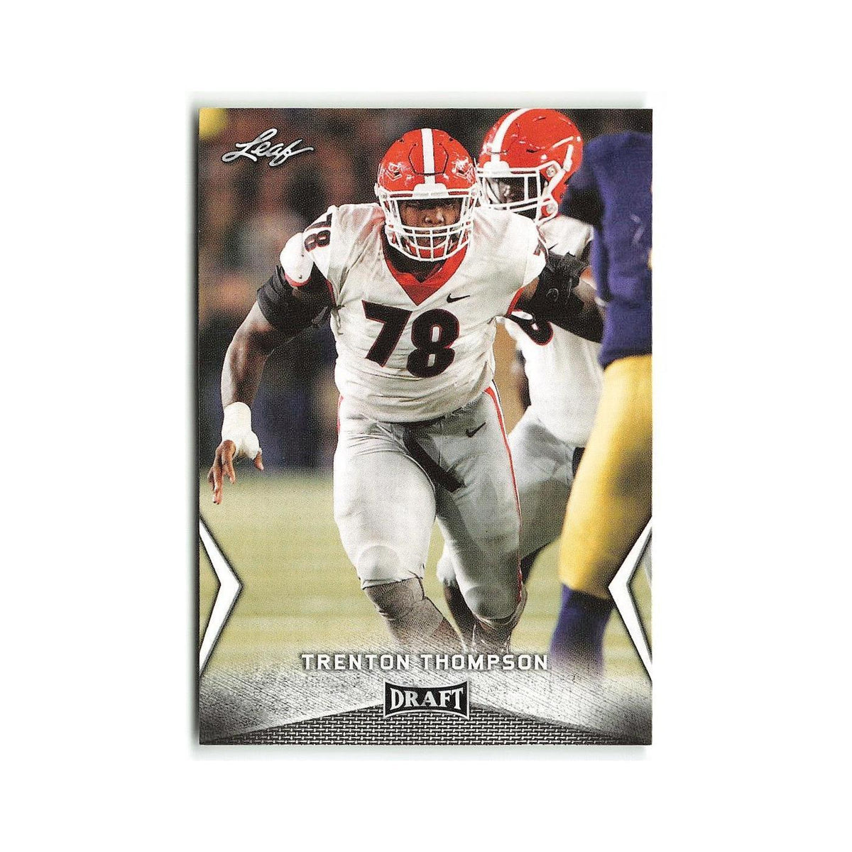 Trenton Thompson 2018 Leaf Draft #58 Georgia Bulldogs Football Card NM