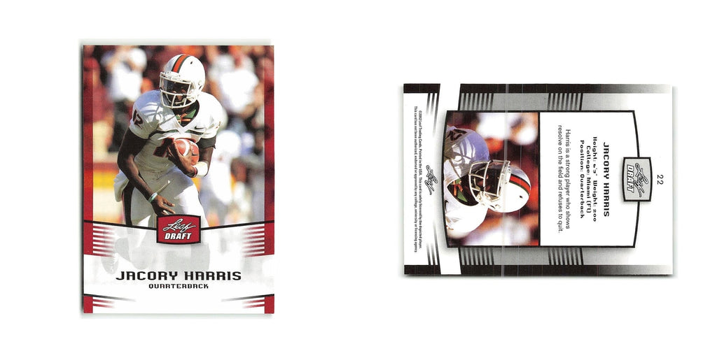 Jacory Harris 2012 Leaf Draft #22 Miami Hurricanes Football Card NM
