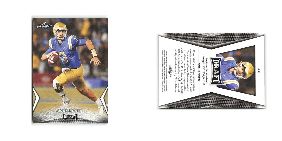 Josh Rosen 2018 Leaf Draft #32 UCLA Bruins Football Card NM