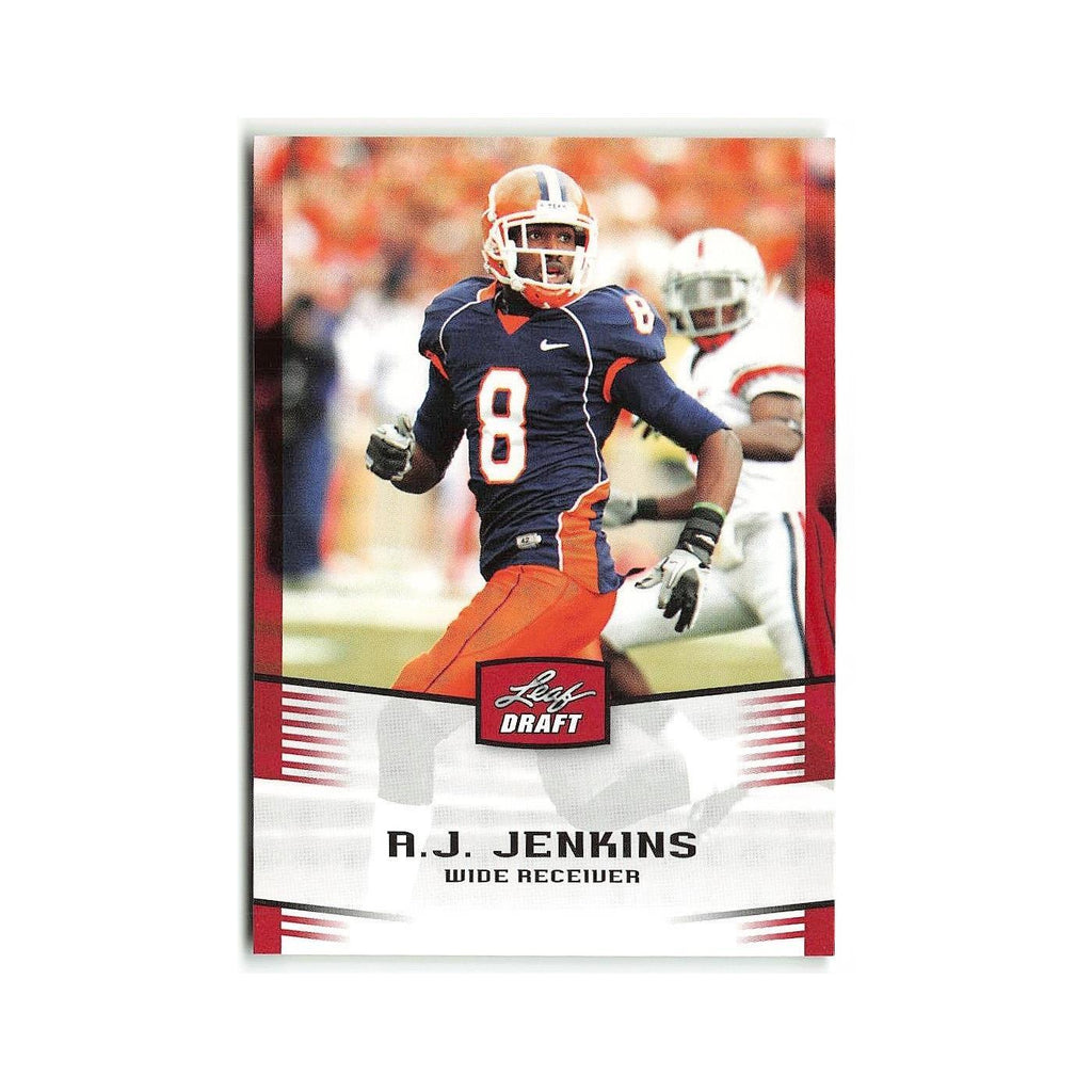 A.J. Jenkins 2012 Leaf Draft #1 Illinois Fighting Illini Football Card NM