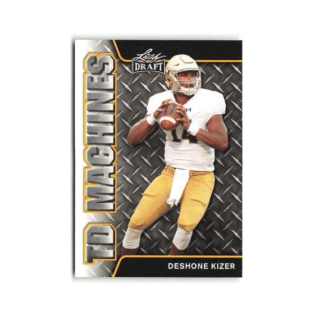DeShone Kizer 2017 Leaf Draft TD Machines Gold #TD-08 NM