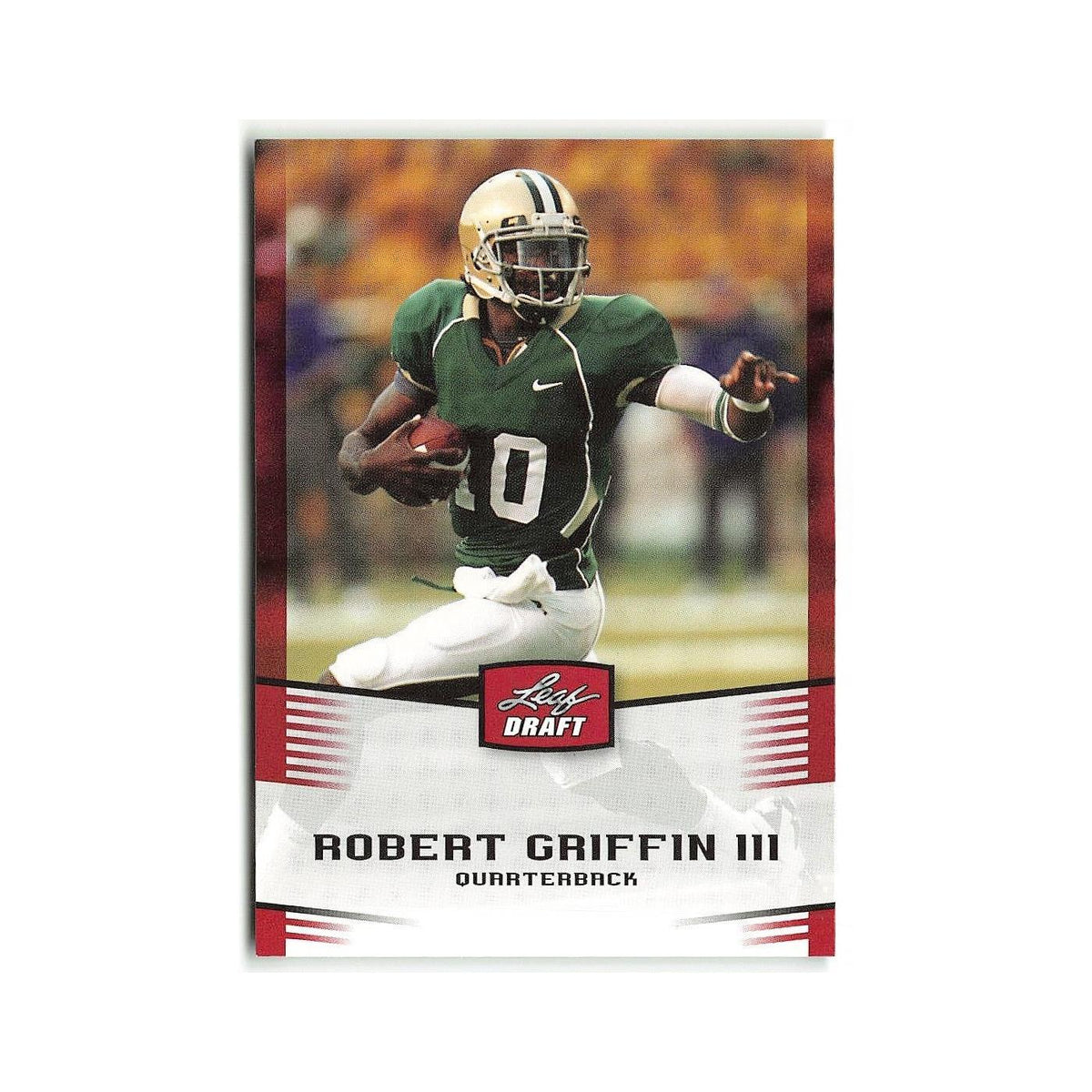 Robert Griffin 2012 Leaf Draft #40 Baylor Bears Football Card NM
